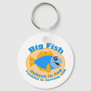 Porte-clés Big Fish Croyez en Dieu