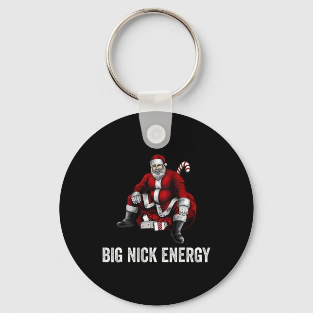 Porte-clés Big Nick Energy Fun Père Noël Noël 3 (Recto)