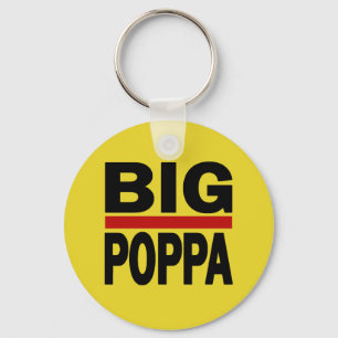 Porte-clés Big Poppa Hip hop Papa Fête des pères cadeau