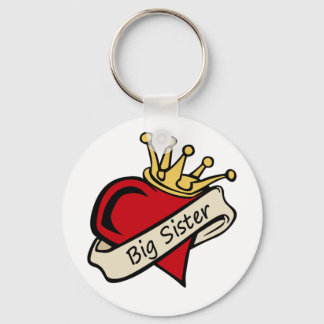 Porte-clés Big Sister Heart Tattoo