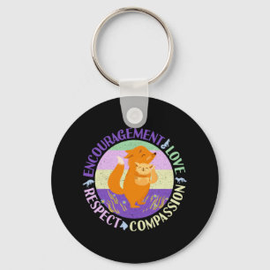 Porte-clés Big Soeur Love - Fils Bonifié Fox