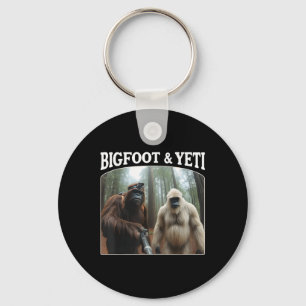 Porte-clés Bigfoot & Yéti Drôles de Sasquatch Vlogs de Bi