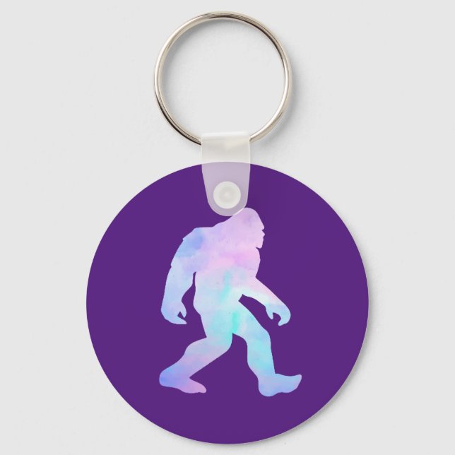 Porte-clés Bigfoot aquarelle       (Recto)