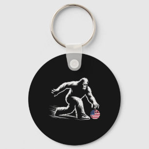 Porte-clés Bigfoot Bowler, Drapeau américain américain