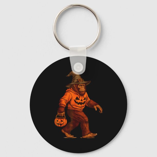 Porte-clés Bigfoot Halloween Trick Or Treat Sasquatch Costume (Recto)