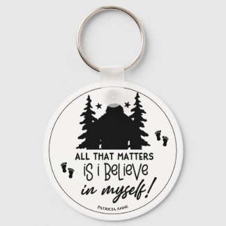 Porte-clés Bigfoot je crois en moi