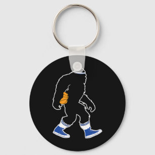 Porte-clés Bigfoot Retro Bysketbyll cadeau pour Squatch Belie