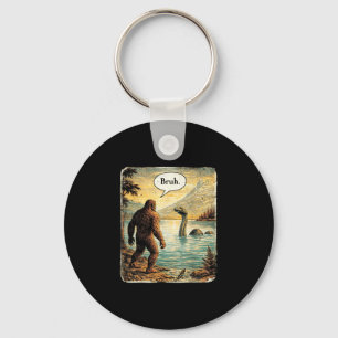 Porte-clés Bigfoot sasquatch monstre du loch ness drôle bruh