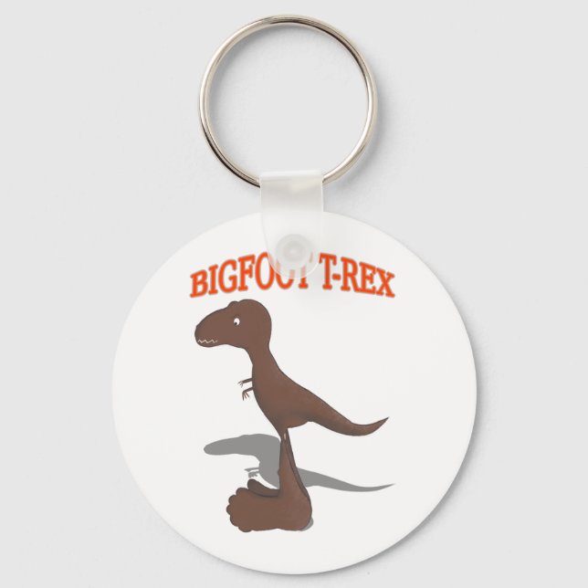 Porte-clés Bigfoot T-Rex Drawing (Recto)
