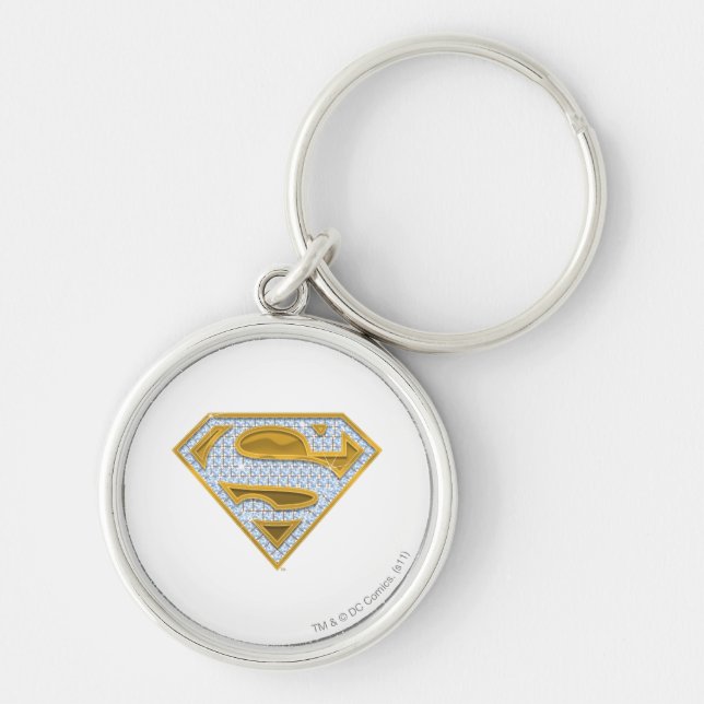 Porte-clés Bijoux bleu supergirl (Devant)