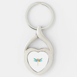 Porte-clés Bijoux en or libellule insecte vip amusant vectori