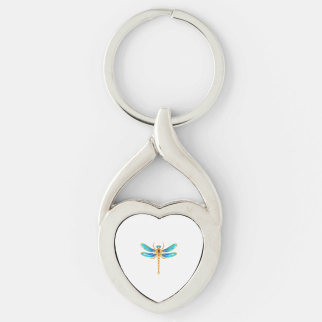 Porte-clés Bijoux en or libellule insecte vip amusant vectori (Devant)