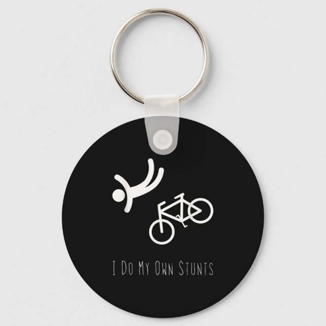Porte-clés Bike Lover Shirt - I Do My Own Stunts Bmx Cycling  (Recto)