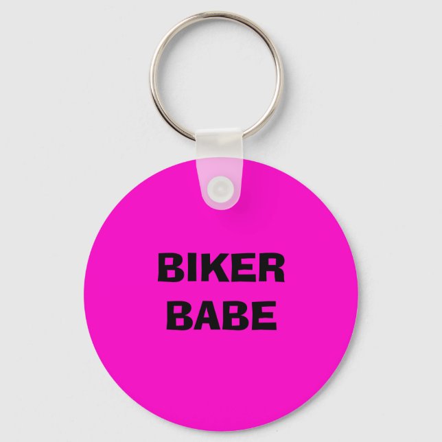 PORTE-CLÉS BIKER BABE (Recto)