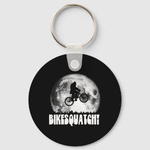 Porte-clés Bikesquatch! Vélo tout terrain Bigfoot pleine lune