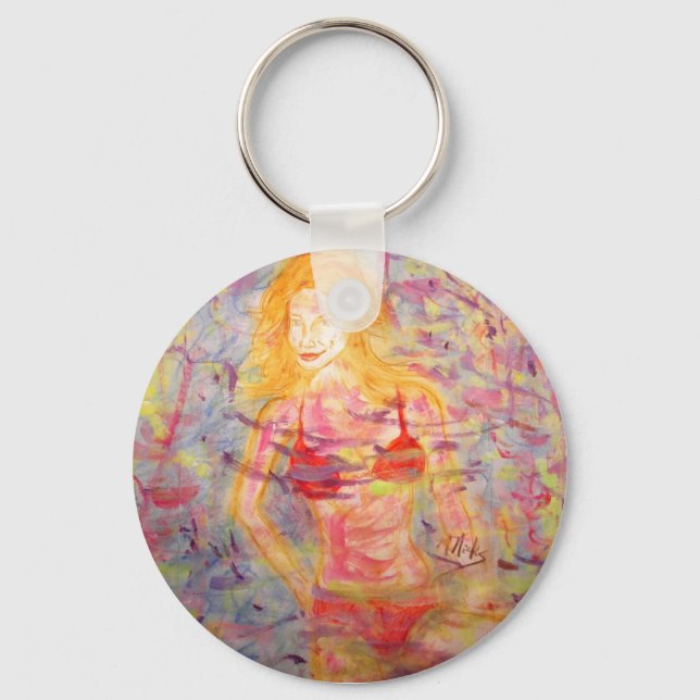 Porte-clés bikini girl (Recto)