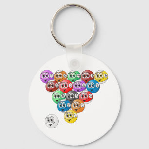 Porte-clés Billards de pool