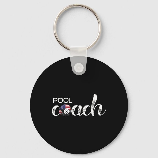 Porte-clés Billiard Team 8 Ll Pool Joueur Gear Pour Pool (Recto)