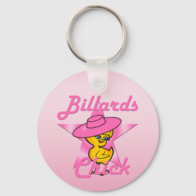 Porte-clés Billiards Chick #8 (Recto)