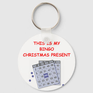 Porte-clés BINGO cristmas