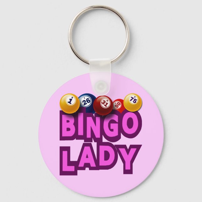 PORTE-CLÉS BINGO LADY (Recto)