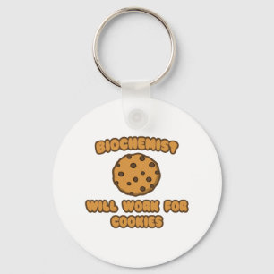 Porte-clés Biochimiste .. Fonctionne pour les cookies