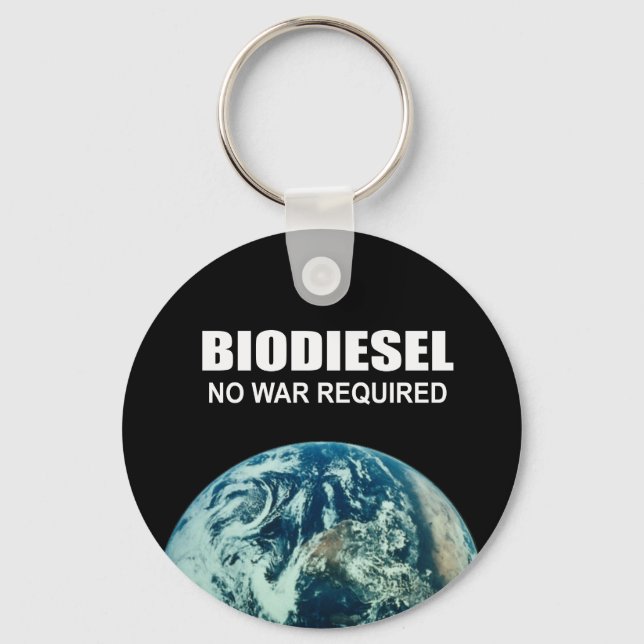 Porte-clés Biodiesel : aucune guerre n'est requise (Recto)