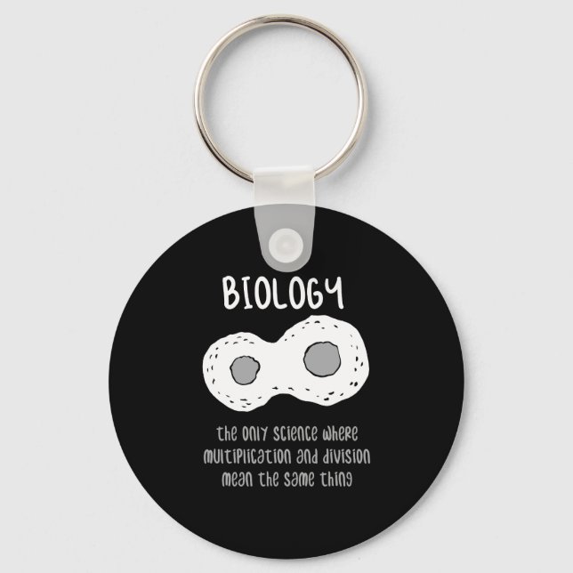 Porte-clés Biologie - Biologie Le seul cadeau scientifique (Recto)
