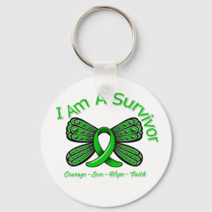 Porte-clés Bipolar Disorder Butterfly I Am A Survivor