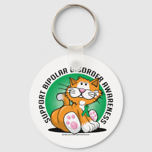 Porte-clés Bipolar Disorder Cat