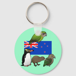 Porte-clés Birdables néo-zélandais