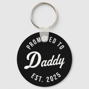 Porte-clés Birth Gift Co. Funny 1st Time Papa Est 2025 Nouvea
