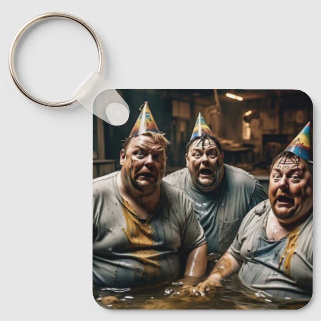 Porte-clés Birthday Mess – Funny Keychain (Recto)