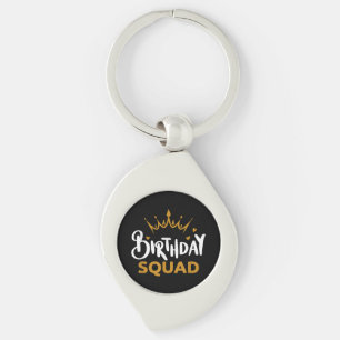 Porte-clés Birthday Squad Party Matching Family Group Funny B