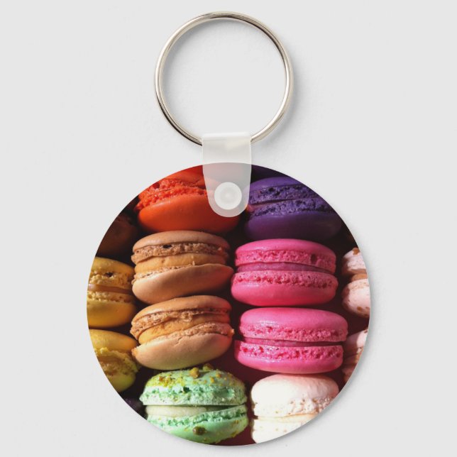 Porte-clés biscuits macaron (Recto)