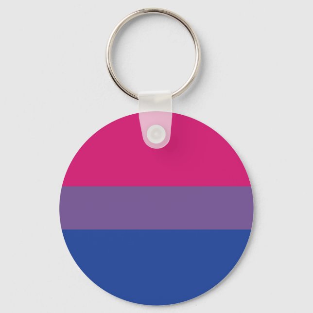 Porte-clés Bisexuel | Conception du drapeau de fierté | Tracé (Recto)