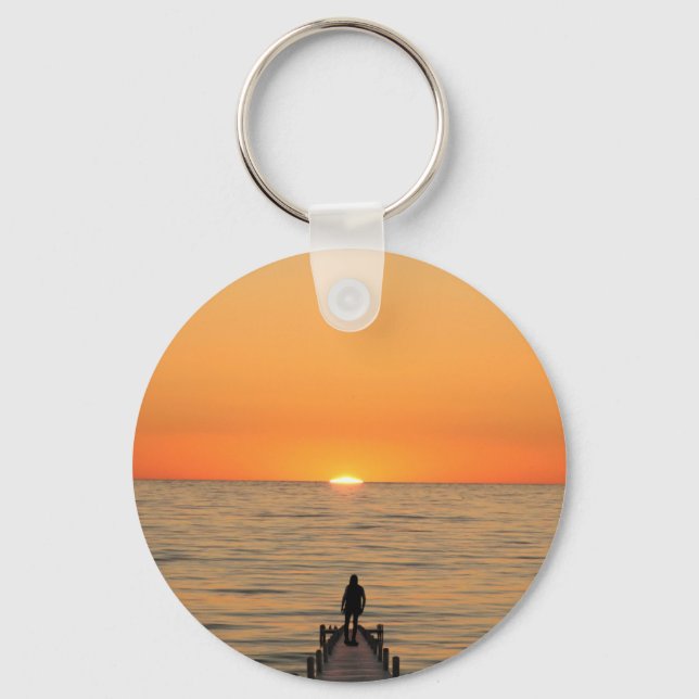 Porte-clés Bismillah and sunset design keychain (Recto)