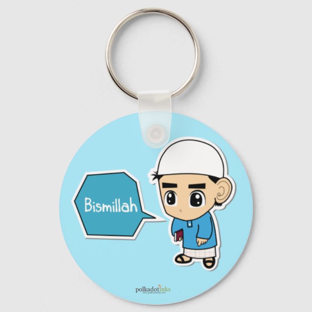 Porte-clés Bismillah Boy Keychain (Recto)