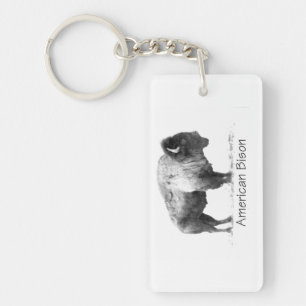 Porte-clés Bison américain