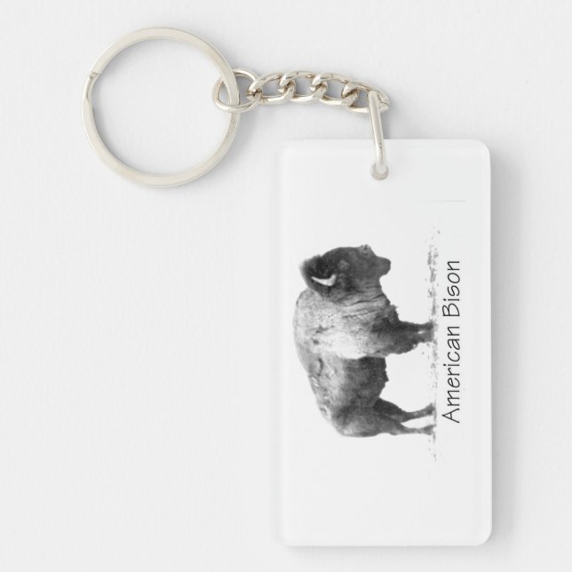 Porte-clés Bison américain (Devant)
