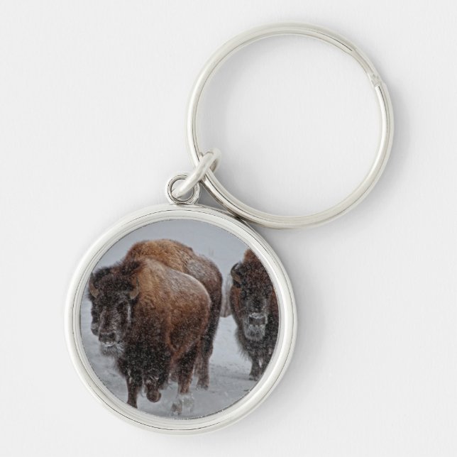 Porte-clés Bison de Yellowstone (Devant)