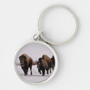 Porte-clés Bison en hiver