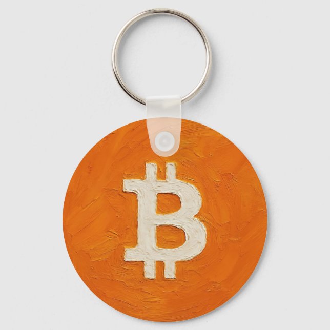 Porte-clés Bitcoin Standard (Pétrole, Style : 1) (Recto)