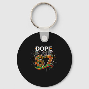 Porte-clés Black 67 Mois de l'histoire des Noirs Six Sept Mem