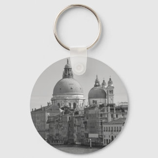 Porte-clés Black Blanc Grand Canal Venise Italie Voyage