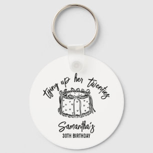 Porte-clés Black Bow Tying Up Her Twenties 30th Birthday