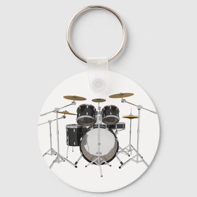 Porte-clés Black Drum Kit: (Recto)