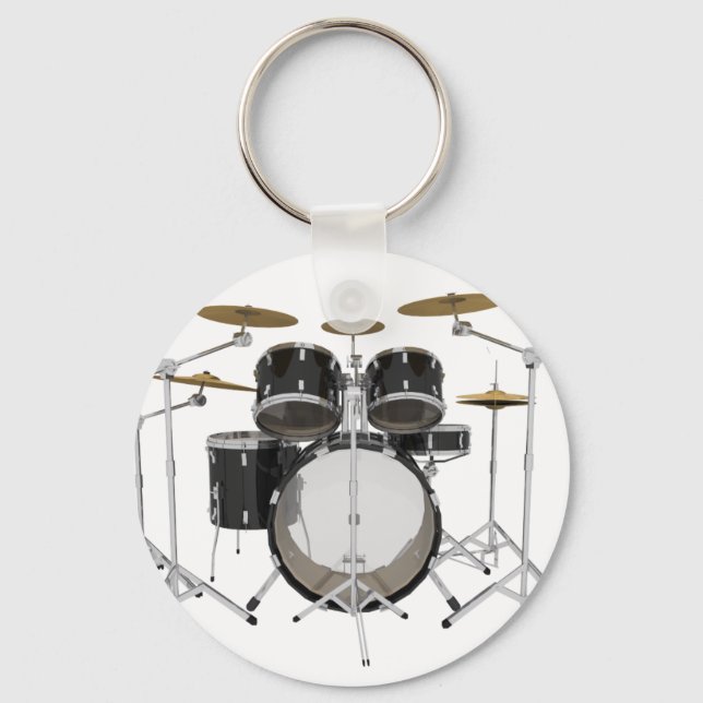 Porte-clés Black Drum Kit: (Recto)