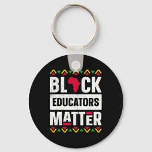 Porte-clés Black Educators Problacher Enseignant Black Histor