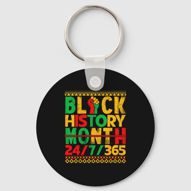 Porte-clés Black History Is American History African Men Wome (Recto)